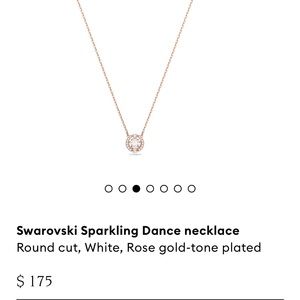 Swarovski Sparkling Dance Necklace GOLD
